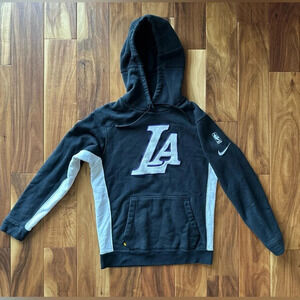 Nike NBA LA Lakers Black Sweatshirt Hoodie size Small